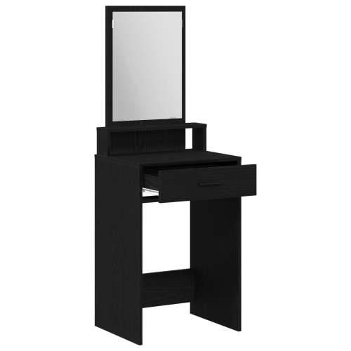 Toaletni stol s ladicama - Crni hrast 50x41x140 cm Cijena