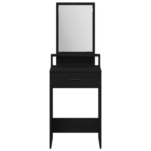 Toaletni stol s ladicama - Crni hrast 50x41x140 cm Cijena