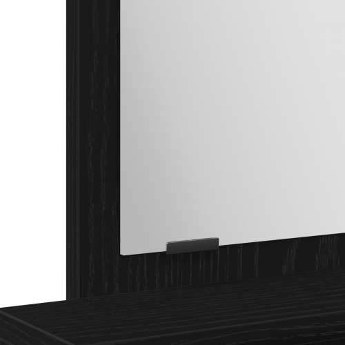 Toaletni stol s ladicama - Crni hrast 50x41x140 cm Cijena