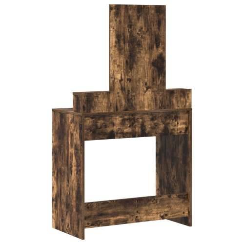 Toaletni stol s ladicama, tamni hrast, 79x41x140 cm Cijena