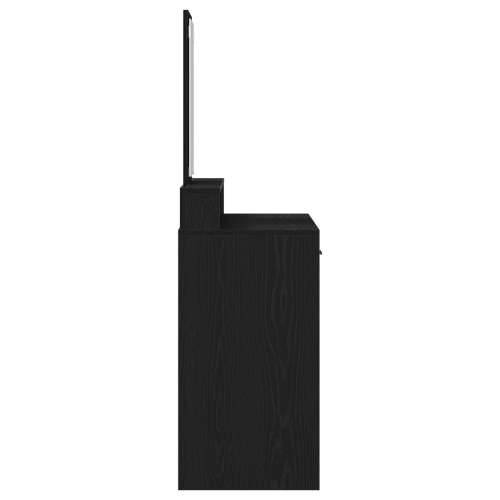 Toaletni stol s ladicama - Crni hrast 100x41x140 cm Cijena