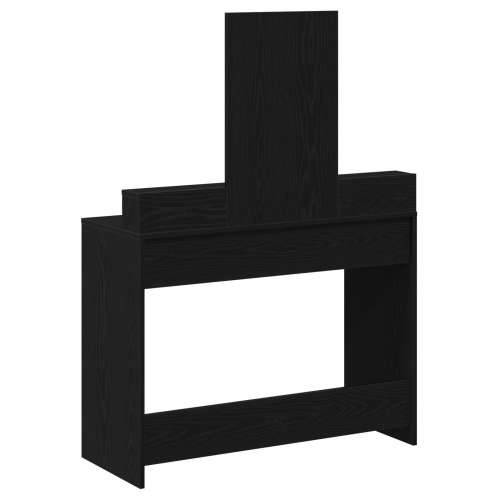 Toaletni stol s ladicama - Crni hrast 100x41x140 cm Cijena