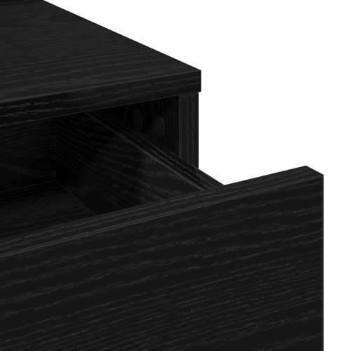 Toaletni stol s ladicama - Crni hrast 100x41x140 cm Cijena