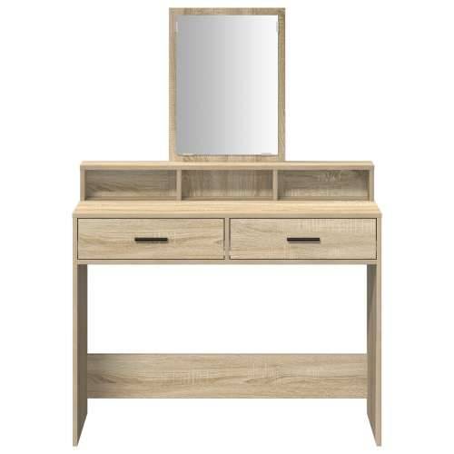 Toaletni stol s ladicama Sonoma hrast 100x41x140 cm Cijena