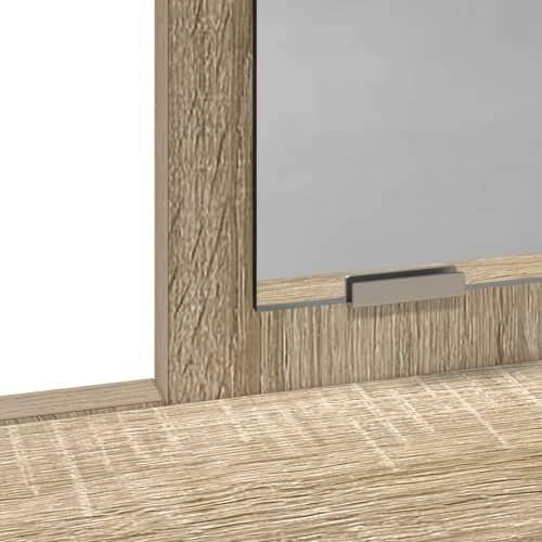 Toaletni stol s ladicama Sonoma hrast 100x41x140 cm Cijena