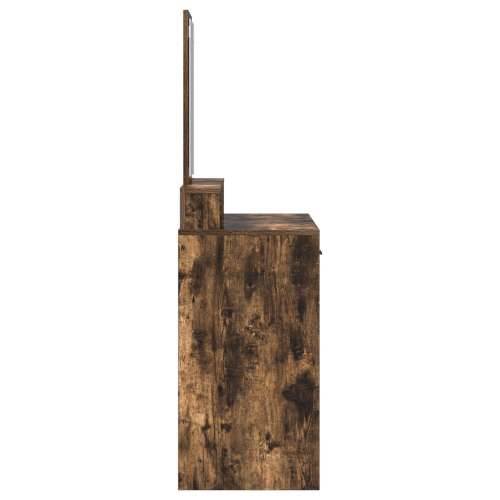 Toaletni stol s ladicama 100x41x140 cm - Dimljeni hrast Cijena