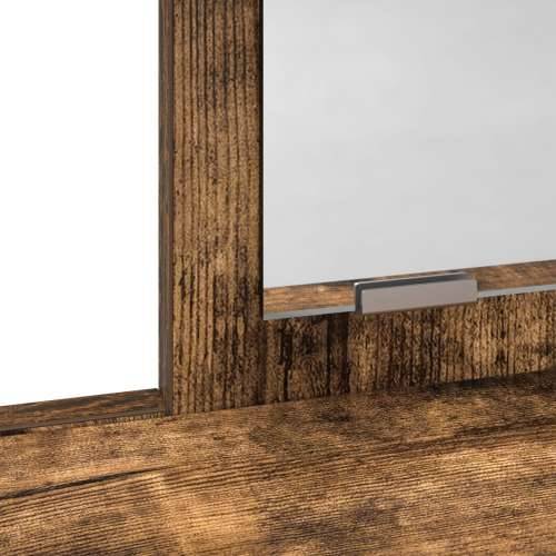 Toaletni stol s ladicama 100x41x140 cm - Dimljeni hrast Cijena