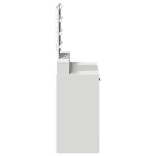 Toaletni stol s LED svjetlima, bijeli, 79x41x140 cm Cijena