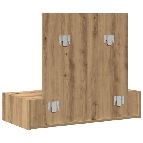 Zidni Toaletni Stolić Umjetnički Hrast 83x40x70 cm Cijena
