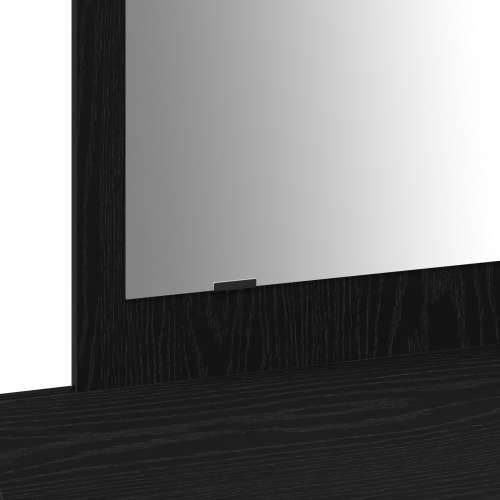 Zidni toaletni stol u crnom hrastu, 100x40x70 cm Cijena
