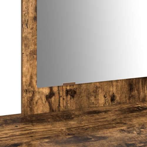 Zidno montirani toaletni stol Dimljeni hrast 100x40x70 cm Cijena