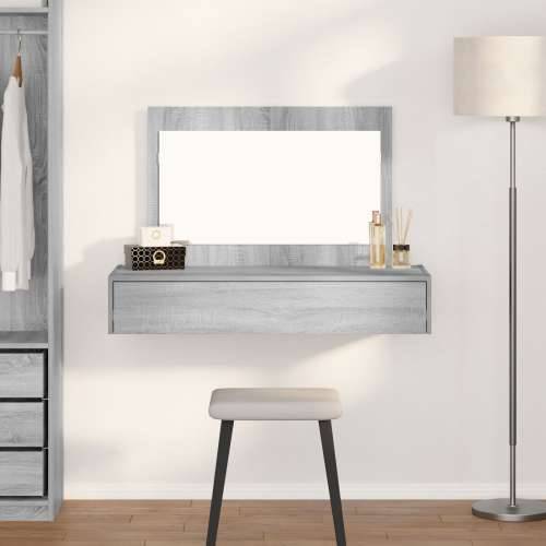 Toaletni stol sivi sonoma 100x40x70 cm Cijena