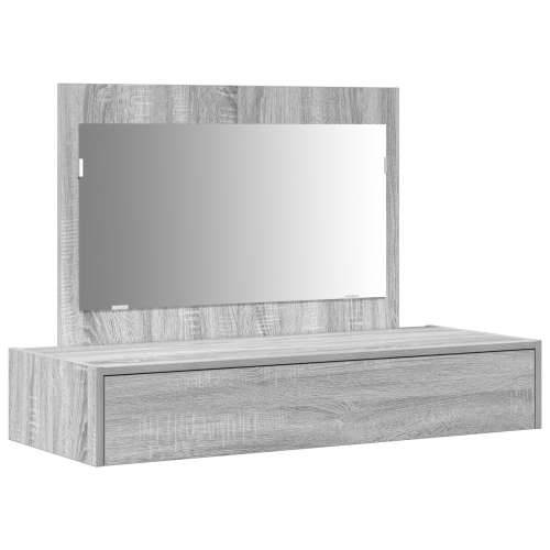 Toaletni stol sivi sonoma 100x40x70 cm Cijena