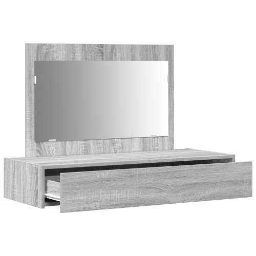 Toaletni stol sivi sonoma 100x40x70 cm Cijena