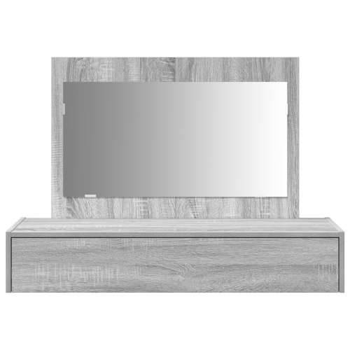 Toaletni stol sivi sonoma 100x40x70 cm Cijena