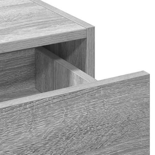 Toaletni stol sivi sonoma 100x40x70 cm Cijena