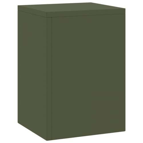 vanjski stalci za biljke Pillar 2 komada maslinasta 24x24x35 cm čelik Cijena