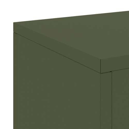 vanjski stalci za biljke Pillar 2 komada maslinasta 24x24x35 cm čelik Cijena