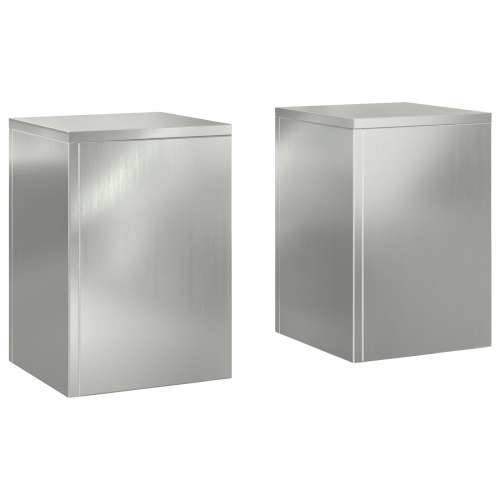 vanjski stalci za biljke Pillar 2 kom 24x24x35 cm Galvanizirani čelik Cijena