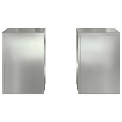 vanjski stalci za biljke Pillar 2 kom 24x24x35 cm Galvanizirani čelik Cijena