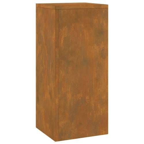 vanjski stalci za biljke Pilar 2 kom 24x24x55 cm od čelika koji se stari Cijena