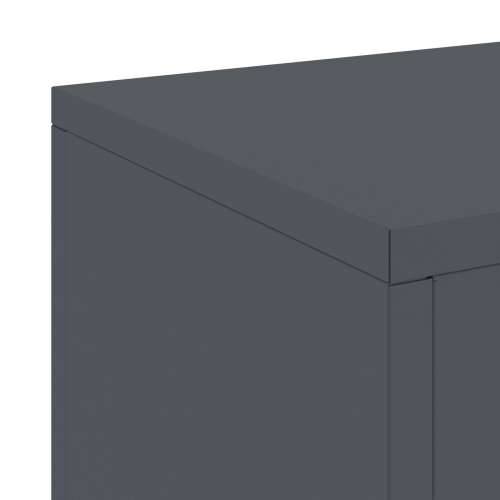 Spoljašnji stalci za cveće Stup 2 kom Antracit 24x24x75 cm Čelik Cijena