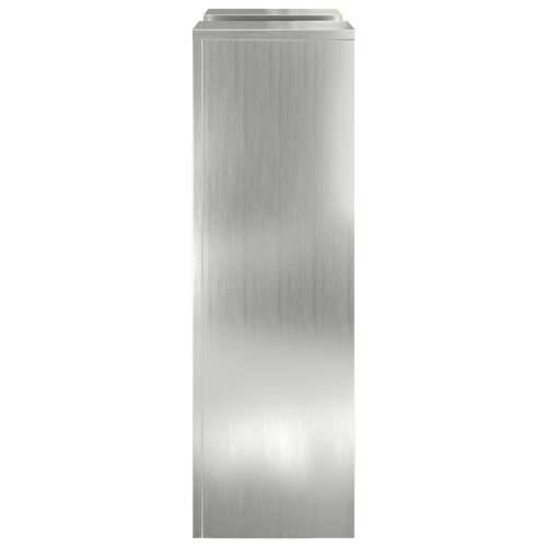 Vanjski Stalci za Biljke Stup 2 kom 24x24x75 cm Galvanizirani Čelik Cijena