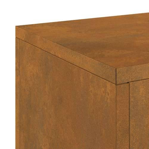 vanjski stalci za biljke stup 2 kom 24x24x75 cm čelik otporan na vremenske uvjete Cijena