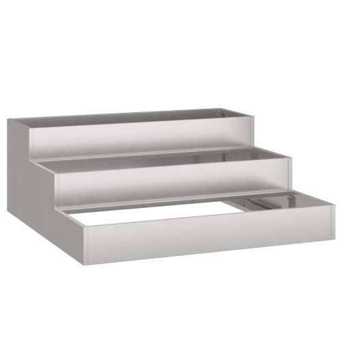 vrtna sadilica 3-Tier 90x90x35 cm nehrđajući čelik Cijena