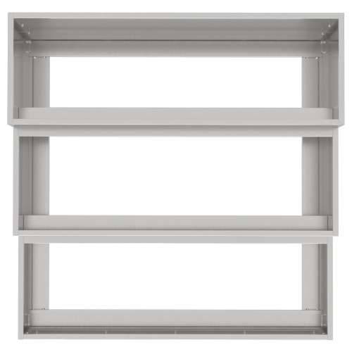 vrtna sadilica 3-Tier 90x90x35 cm nehrđajući čelik Cijena