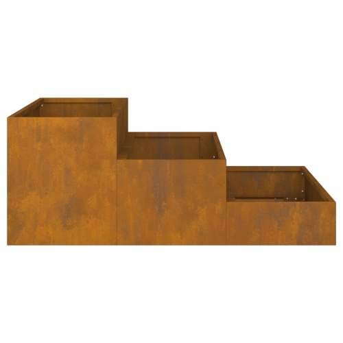 vrtna sadilica 3-slojna 90x90x35 cm čelik otporan na vremenske uvjete Cijena