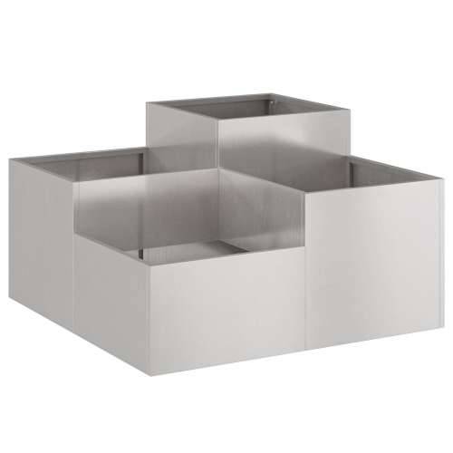 Vrtna sadilica 80x80x48 cm od nehrđajućeg čelika Cijena