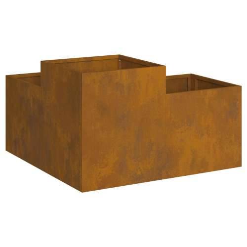 Vrtna saksija 80x80x48 cm od čelične konstrukcije Cijena