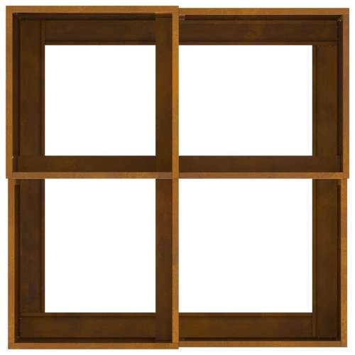 Vrtna saksija 80x80x48 cm od čelične konstrukcije Cijena