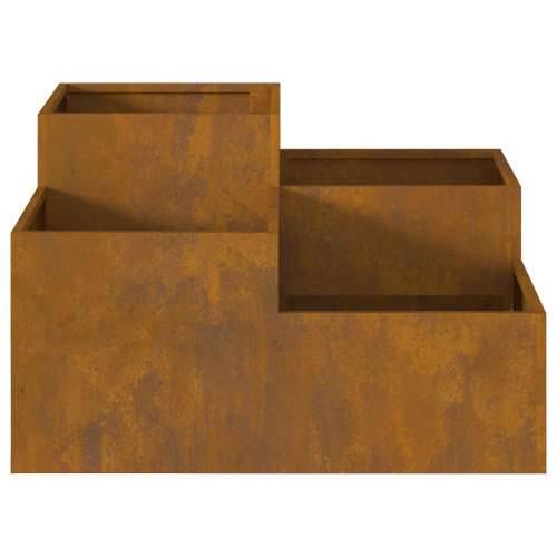 Vrtna saksija 80x80x48 cm od čelične konstrukcije Cijena