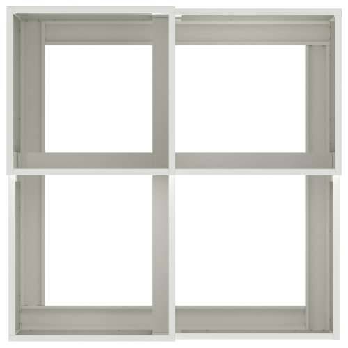 Vrtna sadilica 100x100x48 cm Bijeli čelik Cijena