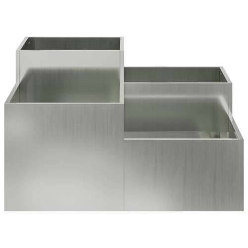 Vrtna saksija 100x100x48 cm Galvanizirani čelik Cijena