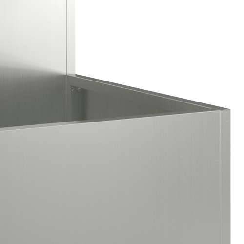 Vrtna saksija 100x100x48 cm Galvanizirani čelik Cijena