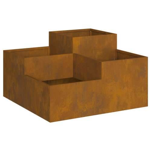 Vrtna sadilica 100x100x48 cm od čelika otporna na vremenske uvjete Cijena