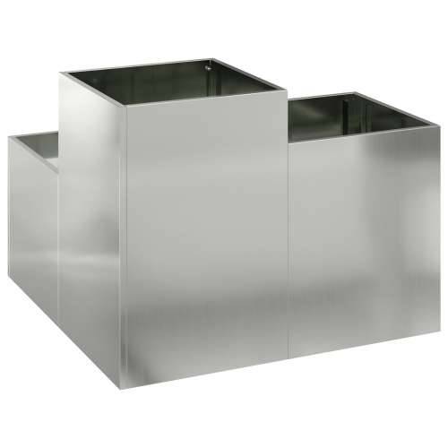 Vrtni saksija 100x100x60 cm Galvanizirani čelik Cijena