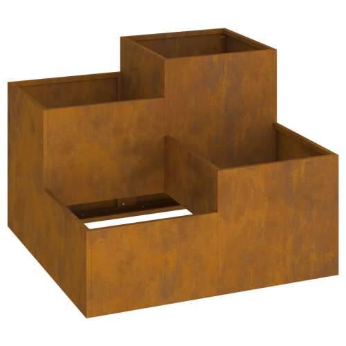 Vrtlarski saksija 100x100x60 cm od nehrđajućeg čelika Cijena