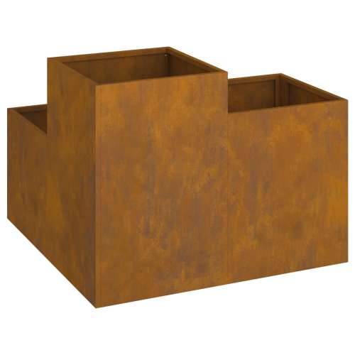 Vrtlarski saksija 100x100x60 cm od nehrđajućeg čelika Cijena