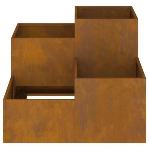 Vrtlarski saksija 100x100x60 cm od nehrđajućeg čelika Cijena