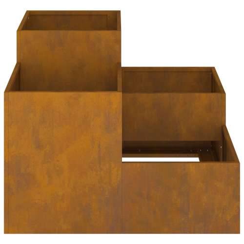 Vrtlarski saksija 100x100x60 cm od nehrđajućeg čelika Cijena