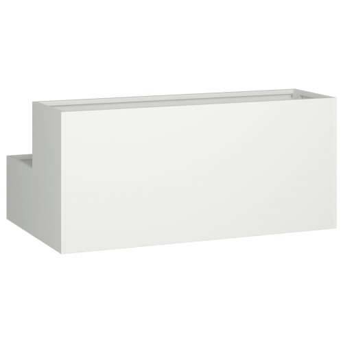 sadilica za vrt 2-slojna 100x60x45 cm Bijeli čelik Cijena
