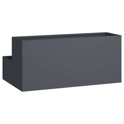 dvostruka sadilica 100x60x45 cm antracitna plastika Cijena