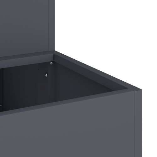 dvostruka sadilica 100x60x45 cm antracitna plastika Cijena