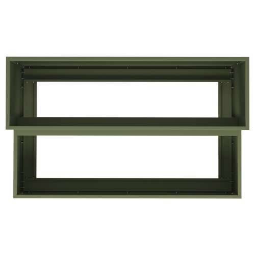 Vrtna Sadilica 2-Tier 100x60x45 cm Maslinasta Čelik Cijena