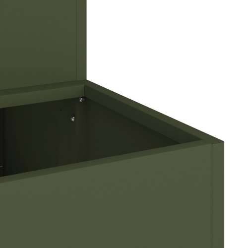Vrtna Sadilica 2-Tier 100x60x45 cm Maslinasta Čelik Cijena