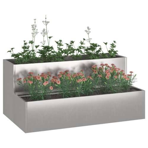 dvotier sadilica za vrt 100x60x45 cm nehrđajući čelik Cijena